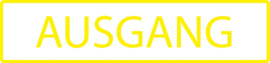 Gebäude Aufkleber Piktogramme "Ausgang" 5-30 cm  LO-PIKTO4360-3