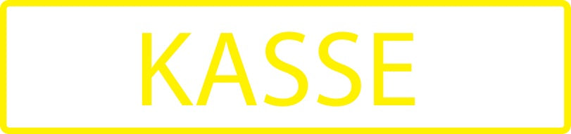 Gebäude Aufkleber Piktogramme "Kasse" 5-30 cm  LO-PIKTO4370-3