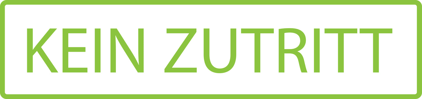 Gebäude Aufkleber Piktogramme "Kein Zutritt" 5-30 cm  LO-PIKTO4380-67
