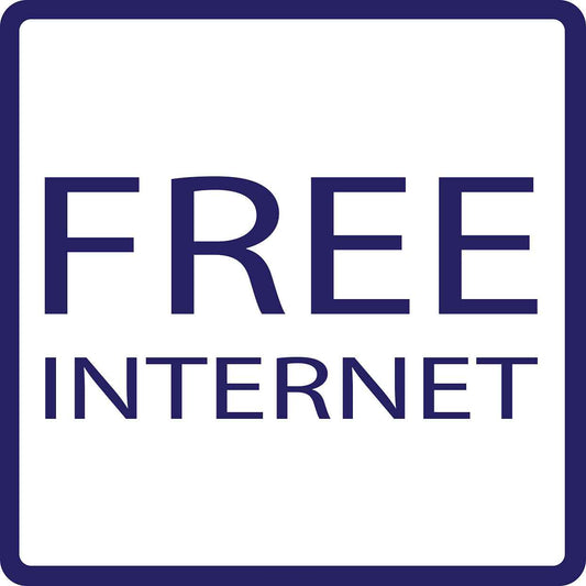 Gebäude Aufkleber Piktogramme "Free Internet" 5-30 cm  LO-PIKTO5240-44