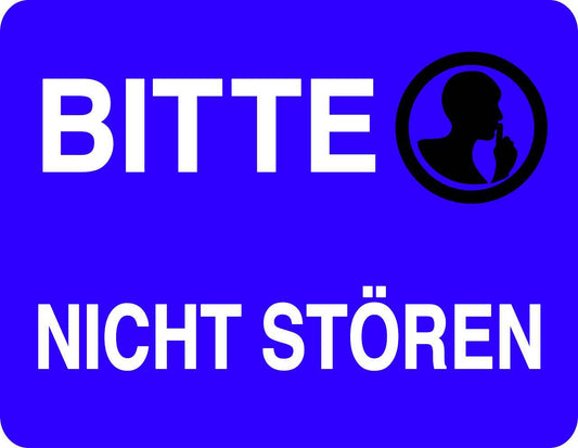 Bitte nicht stören Aufkleber "Bitte nicht stören" LO-QUIETZONE-H-10200-44