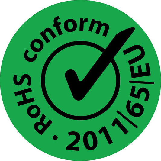 100x Elektrogeräte-Kennzeichen Rohs  LO-ROHS-10400