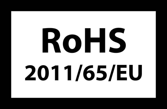 100x Elektrogeräte-Kennzeichen Rohs 10-200 mm  LO-ROHS-20500-0