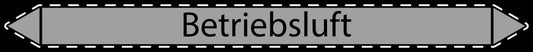10x Rohrleitungskennzeichnung "Betriebsluft" Luft LO-Rohrleitung-30900