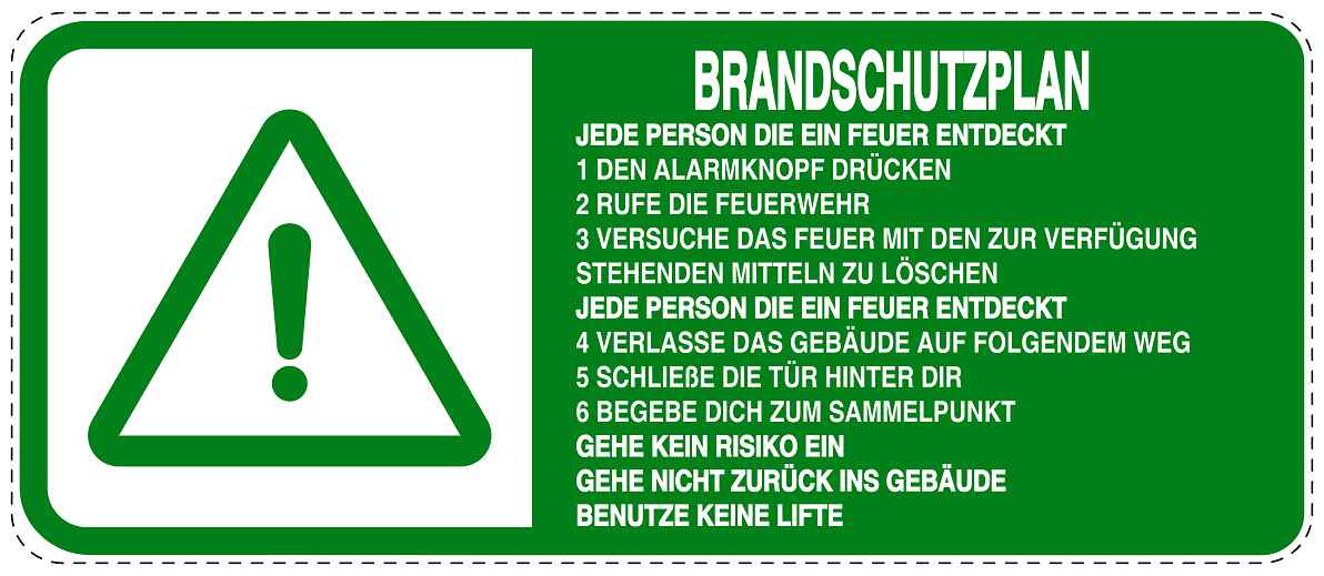 Feuer- Rettungsaufkleber "Brandschutzplan" 10-60 cm LO-SIF-1910-54