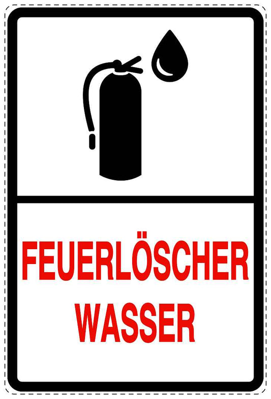 Feuer- Rettungsaufkleber "Feuerlöscher" 10-40 cm LO-SIF-2650-0