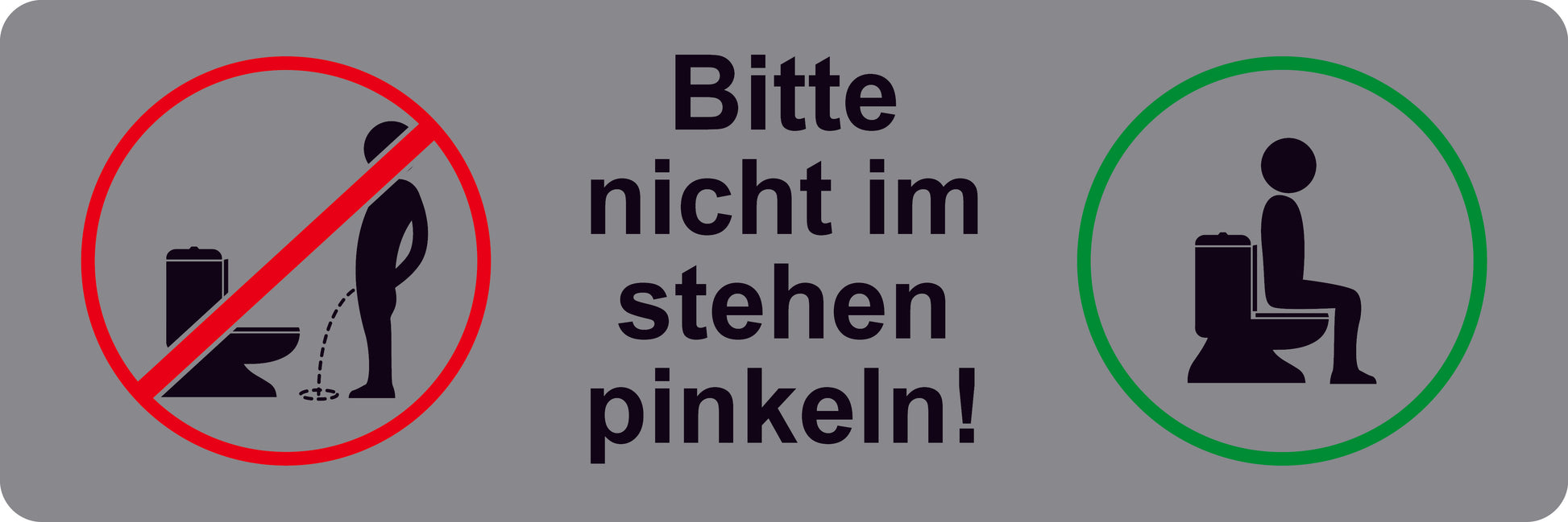 pinkeln LO-TOILET-10400-15x5-SI – EtikettenStar