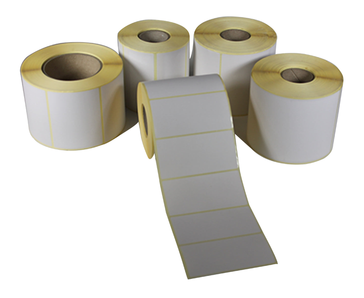 500 Thermodirekt Etiketten Papier, 100 x 150 mm weiß selbstklebend ES-TD-100x150-0-PA-3Z-500