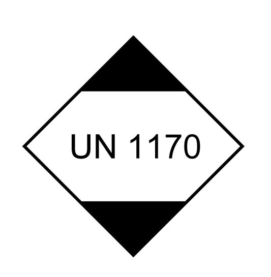 UN-Gefahrstoffetikett "UNGefahrstoffetikett1170" 10x10 cm aus Papier oder Plastik UNGefahrstoffetikett1170
