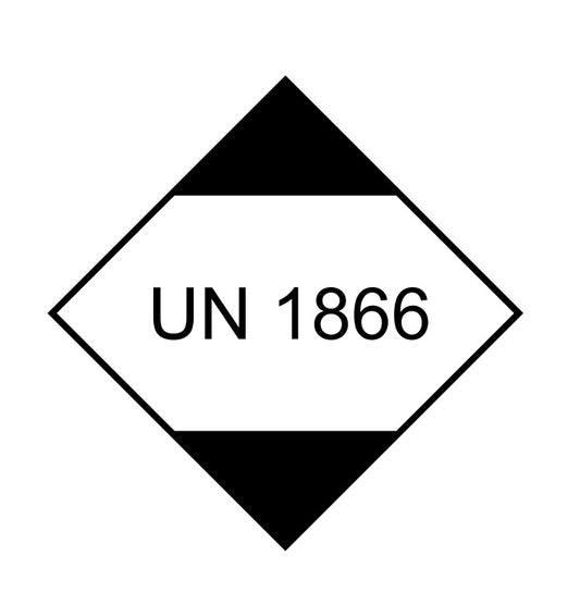 UN-Gefahrstoffetikett "UNGefahrstoffetikett1866" 10x10 cm aus Papier oder Plastik UNGefahrstoffetikett1866