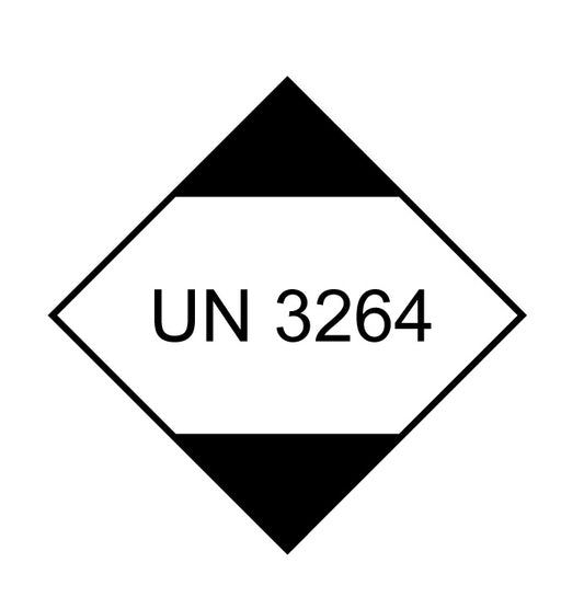 UN-Gefahrstoffetikett "UNGefahrstoffetikett3264" 10x10 cm aus Papier oder Plastik UNGefahrstoffetikett3264