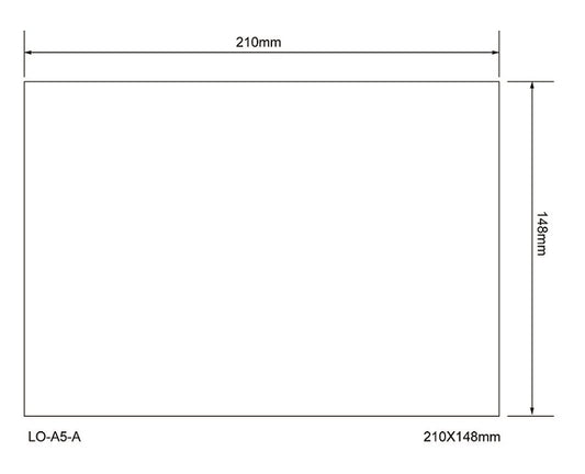 100 Universaletiketten 210x148mm, auf 100 Din A5 Bogen, matt, selbstklebend